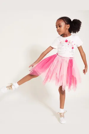 Monsoon Sequin Unicorn Short Sleeve Disco Dress