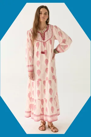 MAISON HOTEL Layla Print Midi Dress
