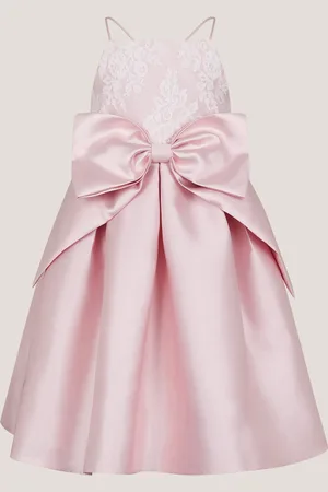 Monsoon Juniper Satin Lace Bow Bridesmaid Dress