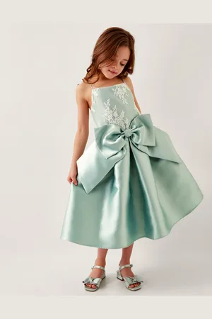 Monsoon Juniper Satin Lace Bow Bridesmaid Dress