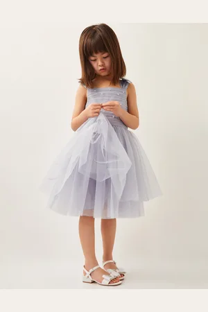 Monsoon Olivia Pearl Ruched Tulle Dress