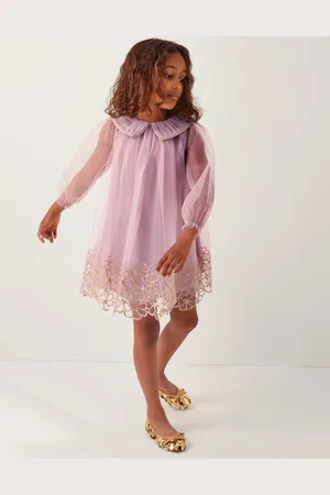Monsoon Vanessa Tulle Collar Swing Dress