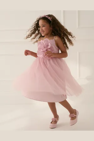Monsoon Annabelle Flower Bodice Tulle Dress