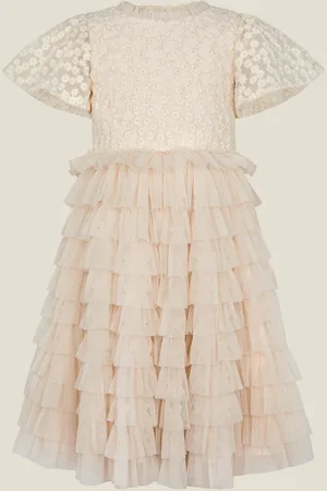 Monsoon Taylor Daisy Embroidered Party Dress
