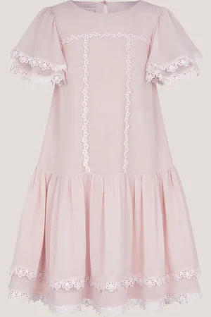 Monsoon Antonia Drop Waist Flower Dress