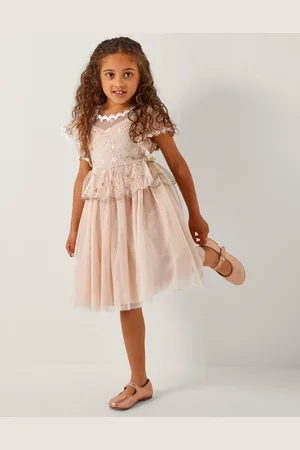 Monsoon Moya 2-in-1 Embroidered Tulle Dress