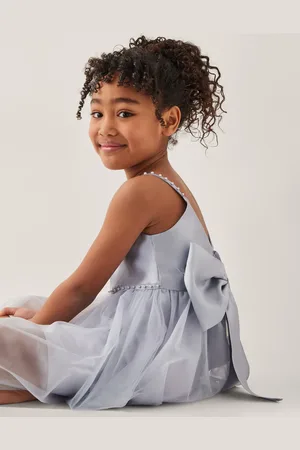 Monsoon Pearl Embellished Bow Dress