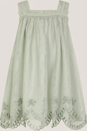 Monsoon Baby Bonnie Embroidered Party Dress