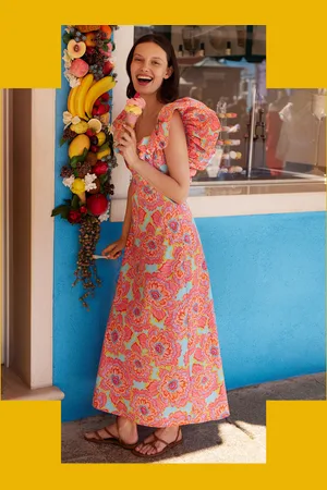 sundress Aryel Ruffle Maxi Dress