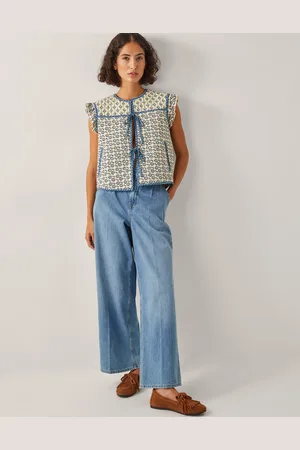 Monsoon Judy Geometric Quilted Waistcoat