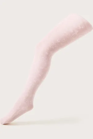 Monsoon Lace Butterfly Tights