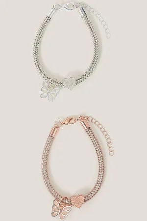 Monsoon 2-Pack Butterfly Encased Bracelets