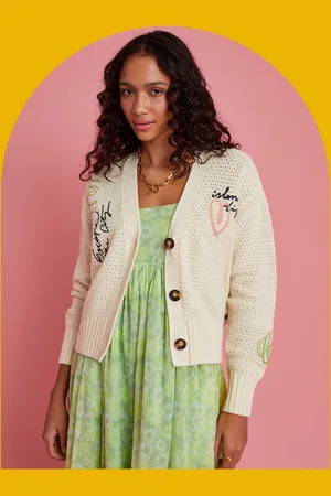 Scotch&Soda Embroidered V-Neck Cardigan