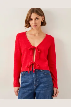 Monsoon Tina Tie Front Cardigan