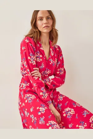 Monsoon Sarah Floral Print Midi Dress