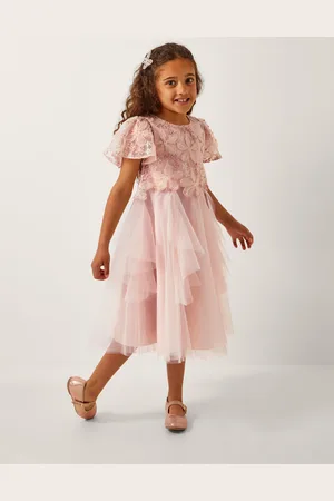 Monsoon Arabella Flower Ruffle Dress