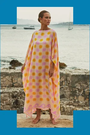 sundress Cora Sun Print Kaftan