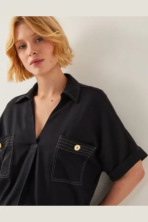 Monsoon Feyn Short Sleeve Utility Top