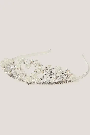 Monsoon Flower Girl Diamante Tiara