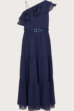 Monsoon Ruby Ruffle Prom Dress