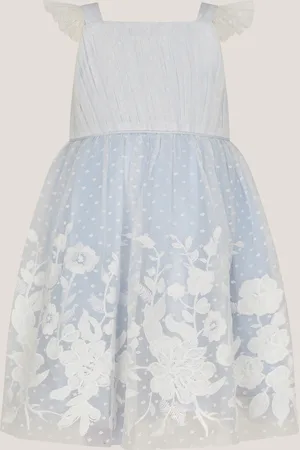 Monsoon Baby Abigail Embroidered Party Dress