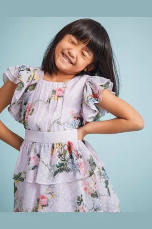 Monsoon Violetta Floral Tiered Dress
