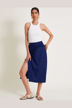 Monsoon Winnie Wrap Midi Skirt