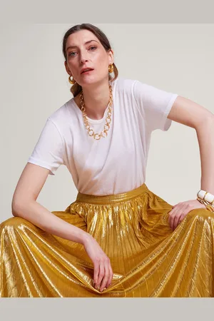 Monsoon Mia Pleated Midi Skirt