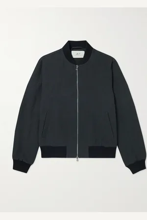 Mr P. Textured Cotton and Linen-Blend Bomber Jacket - Men - - XS