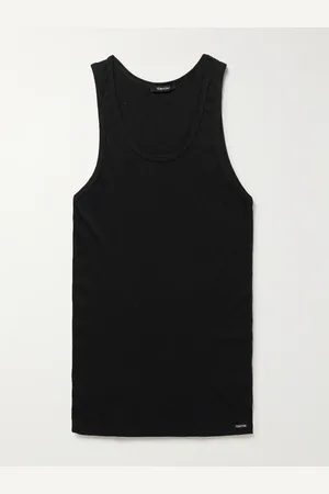 Tom Ford Ribbed Cotton and Modal-Blend Tank Top - Men - - S