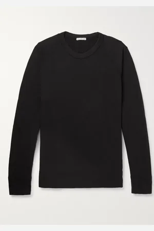 James Perse Standard Pullover Sweatshirt Loopback Supima Cotton-Jersey Black store XL