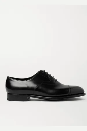 EDWARD GREEN Chelsea Cap-Toe Burnished-Leather Oxford Shoes - Men - - UK 7