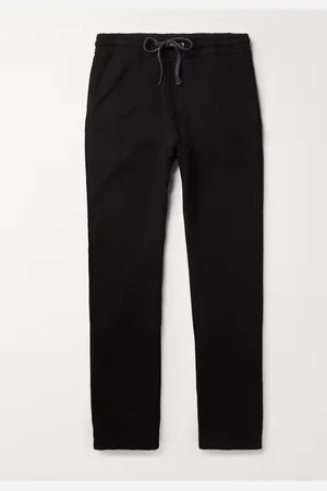 James Perse Straight-Leg Supima Cotton-Jersey Sweatpants - Men - - 1