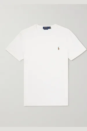 Ralph Lauren Logo-Embroidered Cotton-Jersey T-Shirt - Men - - XS