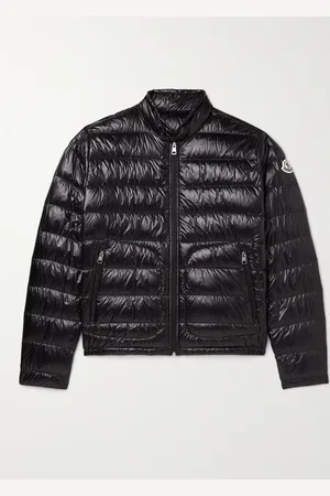 Moncler Acorus Logo-Appliquéd Quilted Glossed-Shell Down Jacket - Men - - 1