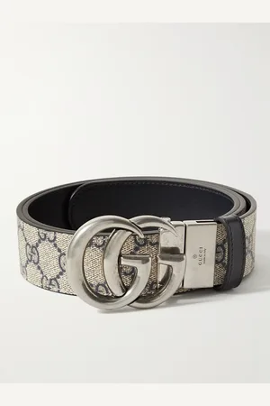 Gucci 3cm Marmont Reversible Monogrammed Supreme Coated-Canvas Belt - Men - - EU 80