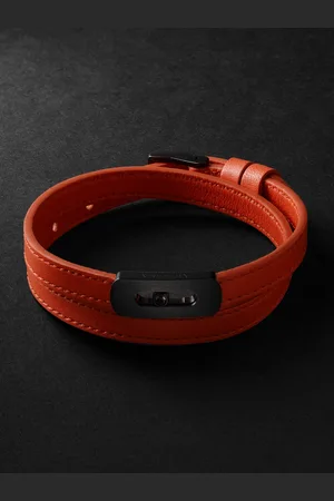 MESSIKA My Move DLC-Coated, Diamond and Leather Bracelet - Men - - L