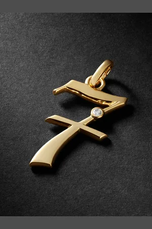 Foundrae Number 7 18-Karat Diamond Pendant - Men