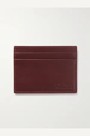 Sulka Logo-Debossed Leather Cardholder - Men