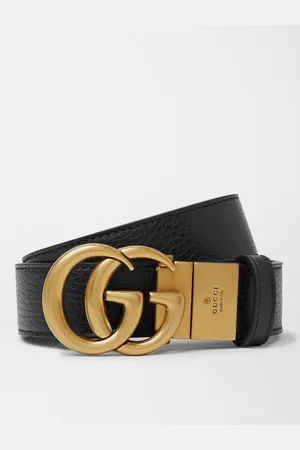 Gucci 3cm Logo-Detailed Full-Grain Leather Belt - Men - - EU 80