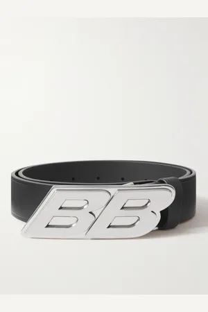 Balenciaga 3.5cm Logo-Embellished Leather Belt - Men - - EU 85