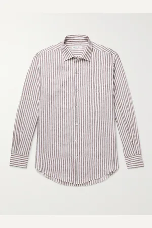 Loro Piana Striped Linen Shirt - Men - - XS