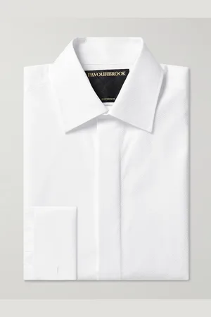 Favourbrook Bib-Front Cotton-Poplin Tuxedo Shirt - Men - - UK/US 15.5