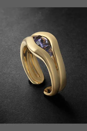 Fernando Jorge Trillion 18-Karat Iolite Ring - Men - - 58