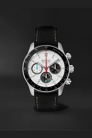 Bremont Supermarine Williams Racing WR22 Automatic Chronograph 43mm Stainless Steel and Alcantara Watch, Ref. WR-22-SS-R-S - Men