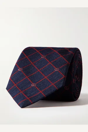 Gucci 7cm Logo-Jacquard Silk and Wool-Blend Tie - Men