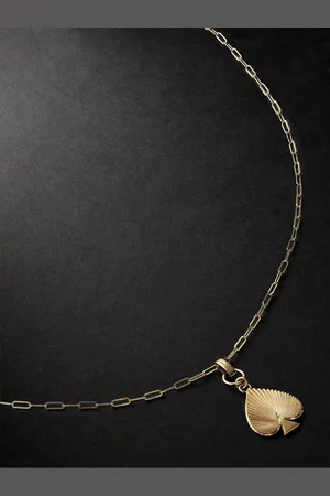 Foundrae Spade Medium 18-Karat Necklace - Men