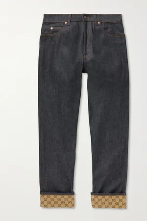 Gucci Straight-Leg Logo-Jacquard Jeans - Men - - UK/US 30