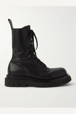 Bottega Veneta Leather Lace-Up Boots - Men - - EU 41