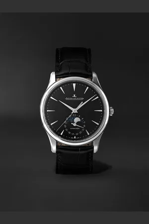 Jaeger-LeCoultre Master Ultra Thin Automatic Moon-Phase 39mm Stainless Steel and Alligator Watch, Ref. No. 1368471 - Men